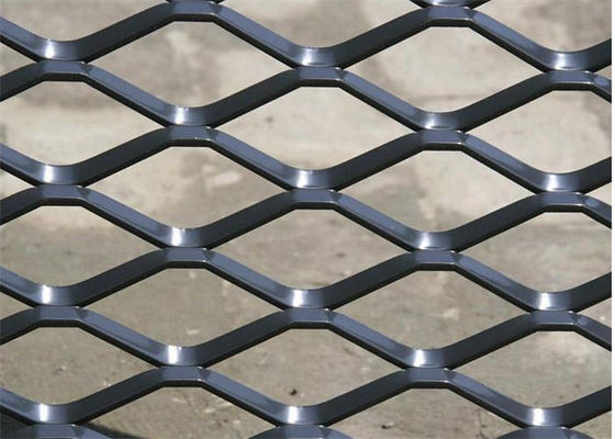 qualidade  Mild Steel Expanded Metal Hexagonal Easy Install For Scaffolding fábrica