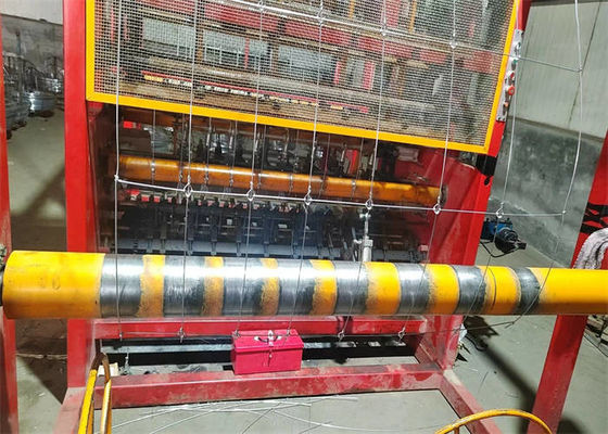 500m PVC revestido de rolos resistente / fixa Nodo cerca de campo com buracos quadrados