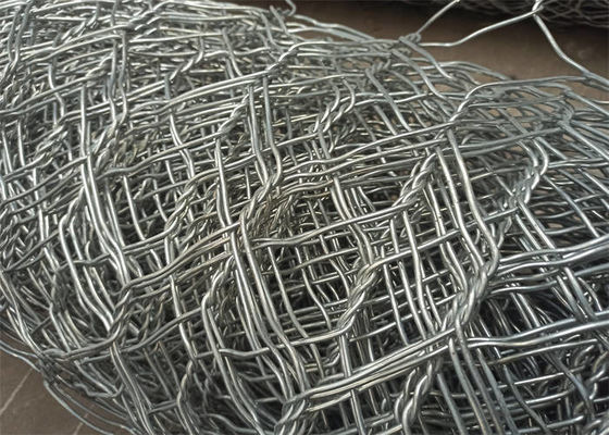 Caixas de gabião galvanizadas multiuso Rede hexagonal Cestas de gabião 2,0-4,0 mm Diâmetro de fio