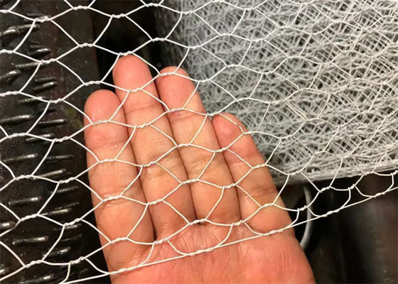 Galvanizado a quente depois de tecer malha hexagonal para proteção de inclinação