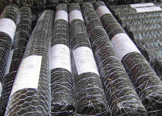 Galvanizado rede de fios hexagonais resistente à corrosão contra torção
