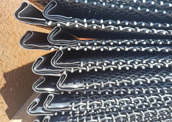 Selvedge Malha de arame condensado Resistente à ferrugem Quarry Screen Wire Mesh