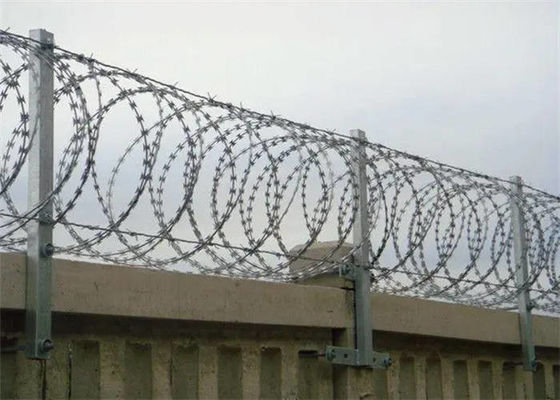 Fios de barbear de espirais duplos Concertina Razor Wire