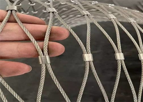 316 Malha de corda de aço inoxidável de tipo anodizado Malha de aço arquitetônico